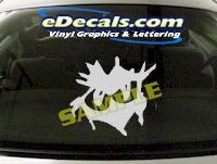  CRT669 Eyes cartoon Decal