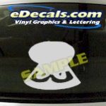 CRT671 Eyes cartoon Decal
