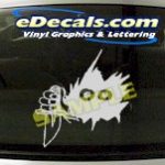 CRT672 Eyes cartoon Decal