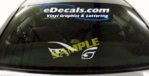 CRT675 Eyes cartoon Decal