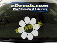  CRT700 Flower Cartoon Decal