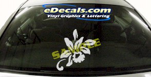 CRT701 Flower Cartoon Decal