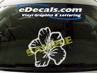 CRT702 Flower Cartoon Decal