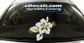 CRT703 Flower Cartoon Decal