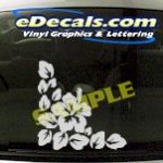 CRT705 Flower Cartoon Decal