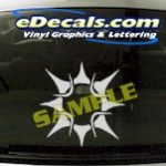 CRT709 Sun Symbol Cartoon Decal