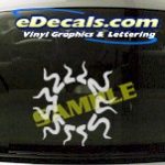 CRT711 Sun Symbol Cartoon Decal