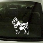 CRT727 Austrailian Terrior Dog Cartoon Decal