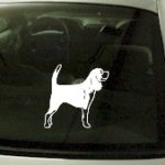 CRT730 Beagle Cartoon Decal