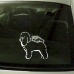 CRT731 Bichon Frise Dog Cartoon Decal