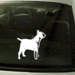 CRT736 Bull Terrier Dog Cartoon Decal
