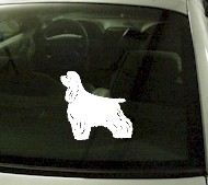  CRT737 Cocker Spaniel Dog Cartoon Decal