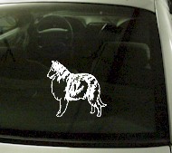  CRT738 Collie Dog Cartoon Decal