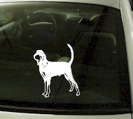  CRT739 Coon Hound Dog Cartoon Decal