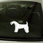 CRT751 Kerry Blue Terrier Dog Cartoon Decal