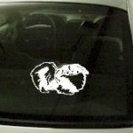 CRT755 Pekinese Dog Cartoon Decal