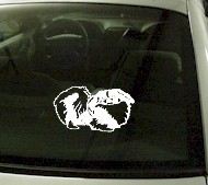  CRT755 Pekinese Dog Cartoon Decal