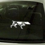 CRT756 Pointer Dog Cartoon Decal