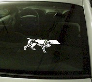 CRT756 Pointer Dog Cartoon Decal