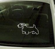  CRT762 Sealyham Terrier Dog Cartoon Decal