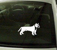  CRT764 Staffordshire Bull Terrier Dog Cartoon Decal