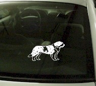 CRT765 St Bernard Dog Cartoon Decal