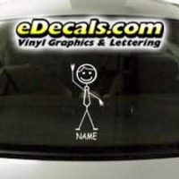  CRT771 sTiCk FiGuRe DaD CaRtOoN DeCaL