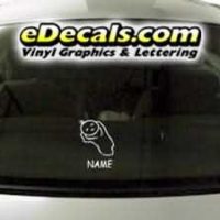  CRT775 sTiCk FiGuRe BaBy CaRtOoN DeCaL