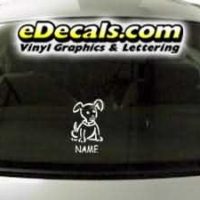  CRT776 sTiCk FiGuRe DoG CaRtOoN DeCaL