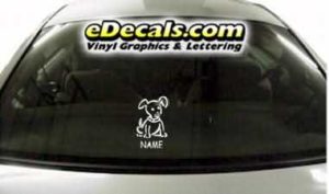 CRT776 sTiCk FiGuRe DoG CaRtOoN DeCaL
