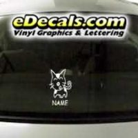  CRT777 sTiCk FiGuRe CaT CaRtOoN DeCaL