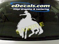  CRT800 Rodeo Western Horse Cowboy Cartoon Decal