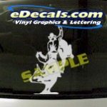 CRT802 Rodeo Western Horse Cowboy Cartoon Decal