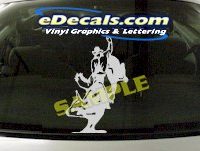  CRT802 Rodeo Western Horse Cowboy Cartoon Decal
