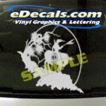 CRT809 Native American Indian Cartoon Decal