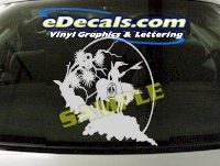  CRT809 Native American Indian Cartoon Decal