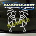 CRT810 Native American Indian Cartoon Decal