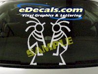  CRT810 Native American Indian Cartoon Decal