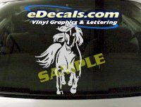  CRT818 Western Horse Cartoon Decal