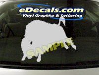  CRT820 Cattle Bull Cartoon Decal