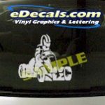 CRT829 Carting Kart Transportation Cartoon Decal
