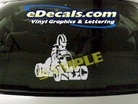 CRT829 Carting Kart Transportation Cartoon Decal