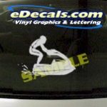 CRT830 Jet Ski Watercraft Cartoon Decal