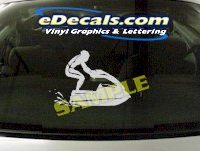  CRT830 Jet Ski Watercraft Cartoon Decal