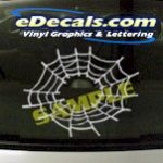 CRT832 Spider Web Cartoon Decal