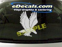  CRT835 Eagle Animal Cartoon Decal