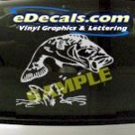CRT836 Fish Jumping Animal Cartoon Decal