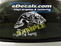  CRT836 Fish Jumping Animal Cartoon Decal