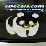CRT840 Panda Animal Cartoon Decal
