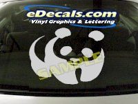  CRT840 Panda Animal Cartoon Decal